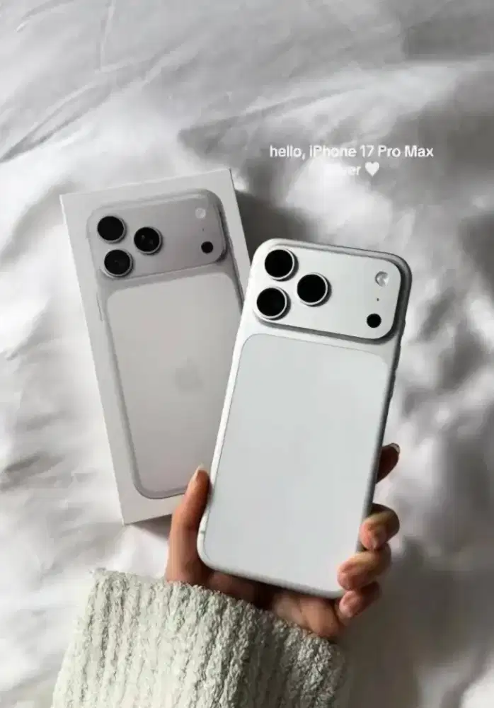 iPhone 17 Pro Max Silver & Deep Blue Ready Stock Fonel Mega Mall Batam