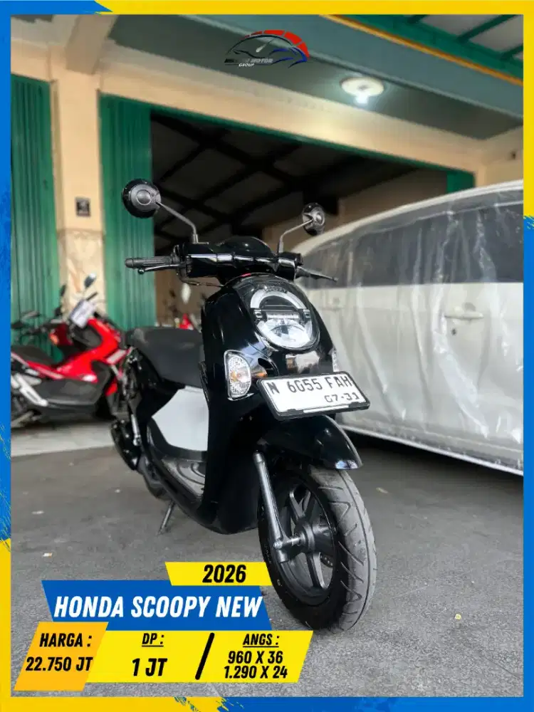 HONDA SCOOPY NEW 2026 BARANG ISTIMEWA HIKMAH MOTOR KEPUH MALANG