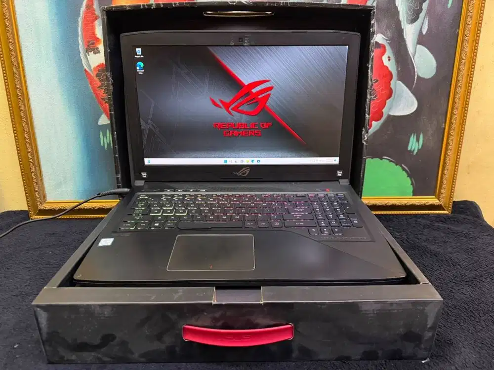 Laptop Gaming Asus ROG GL503 Core i7 Gen 8 8/128/1TB Nvidia GTX 1050Ti