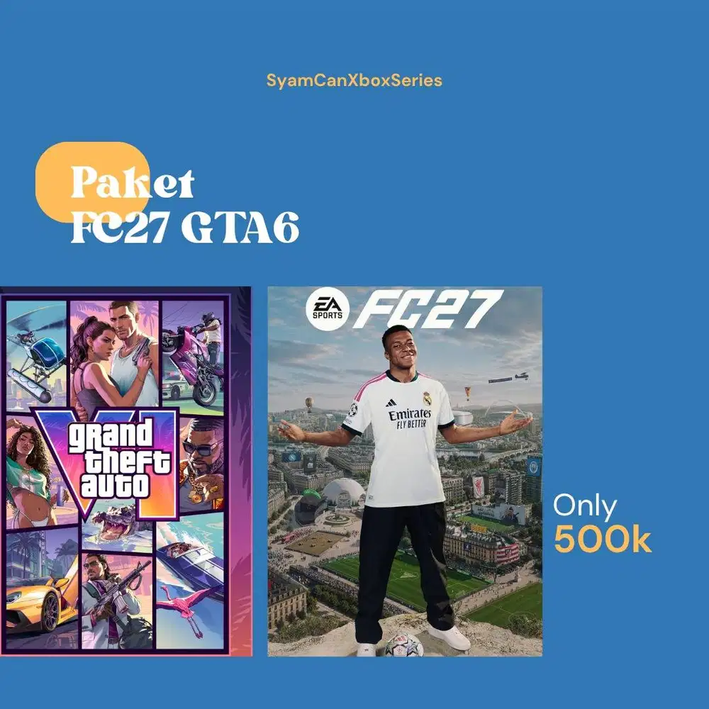 Paket Game Digital Xbox Series FC27 Standard GTA 6 Ultimate Edition