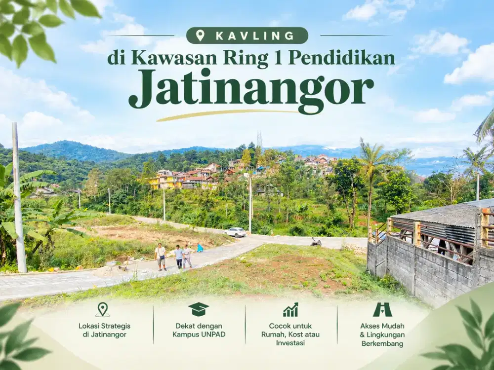 Kavling di Ring 1 Pendidikan Jatinangor - Dekat Unpad