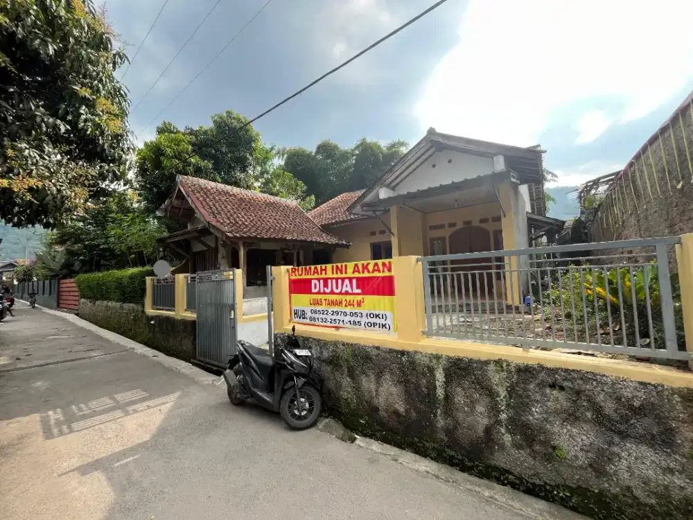 Jual Rumah + warung kelontong pinggir jalan
