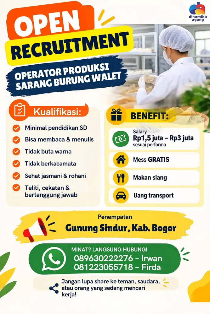 Operator Sarang Burung Walet