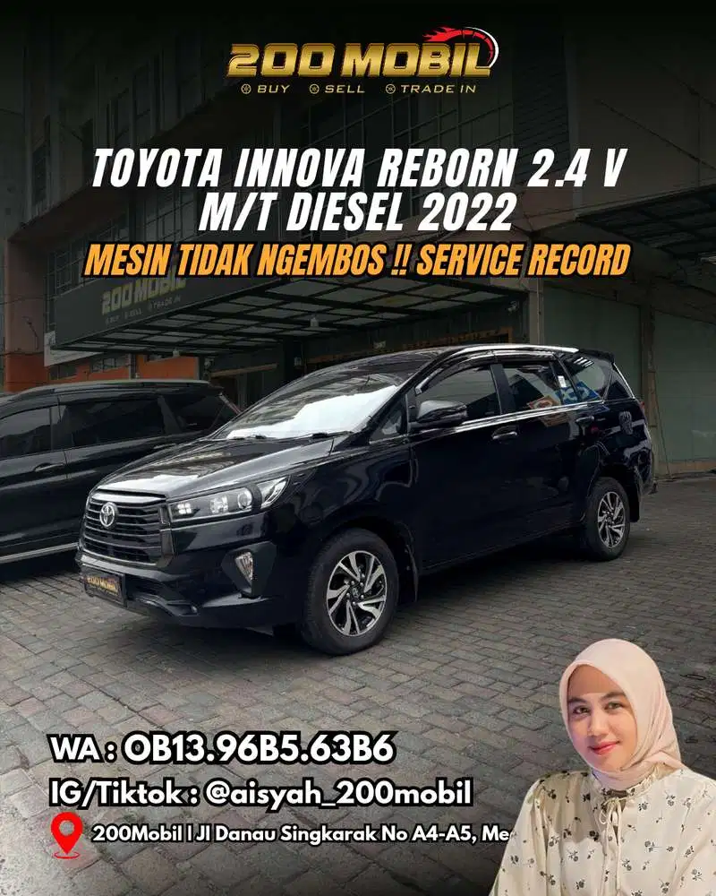 Toyota Innova Reborn 2.4 V M/T 2022 Diesel