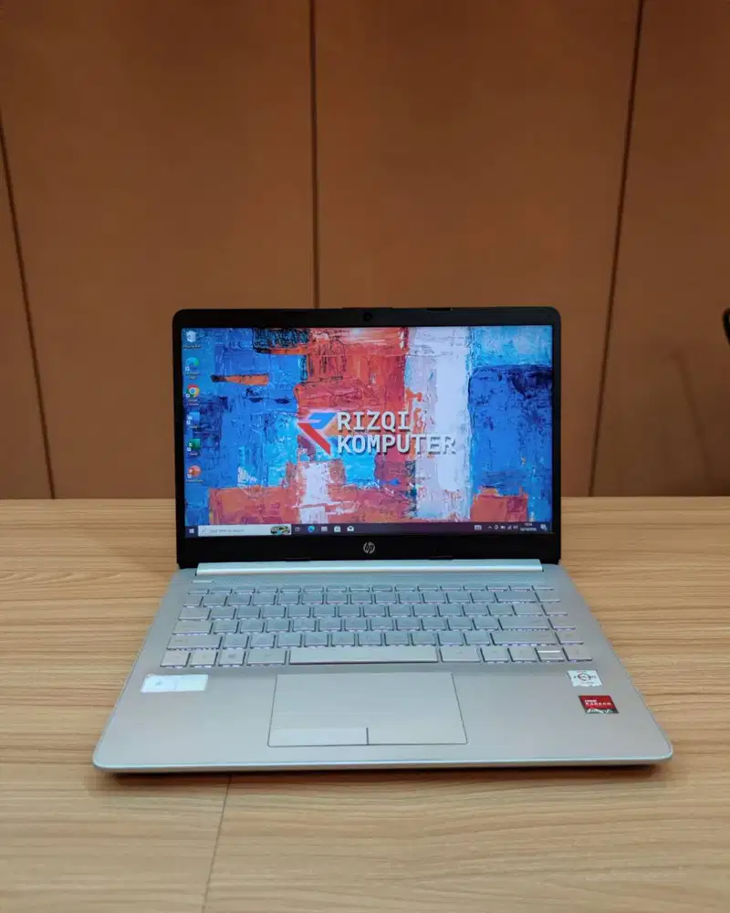 HP 14S DK1524AU AMD Athlon Silver 3050u Ram 4GB SSD 512GB Siap Pakai