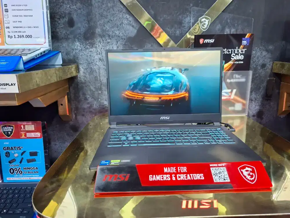 MSI CYBORG INTEL CORE I5 RTX 4050 16GB/512GB