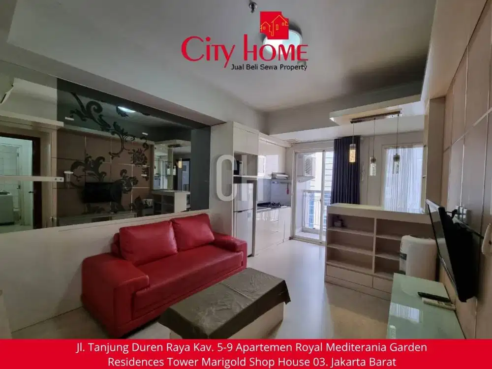 Sewa Apartemen Furnished di Royal Mediterania Garden Residences