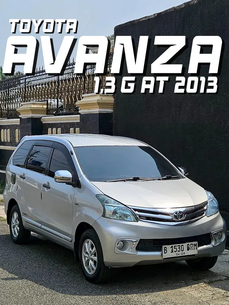Toyota avanza 2013 G 1.3 metik istimewa yuk ah buru tinggal dp 8 juta