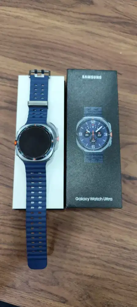 Samsung Watch Ultra  2025 47mm titanium blue fullsheet resmi sein