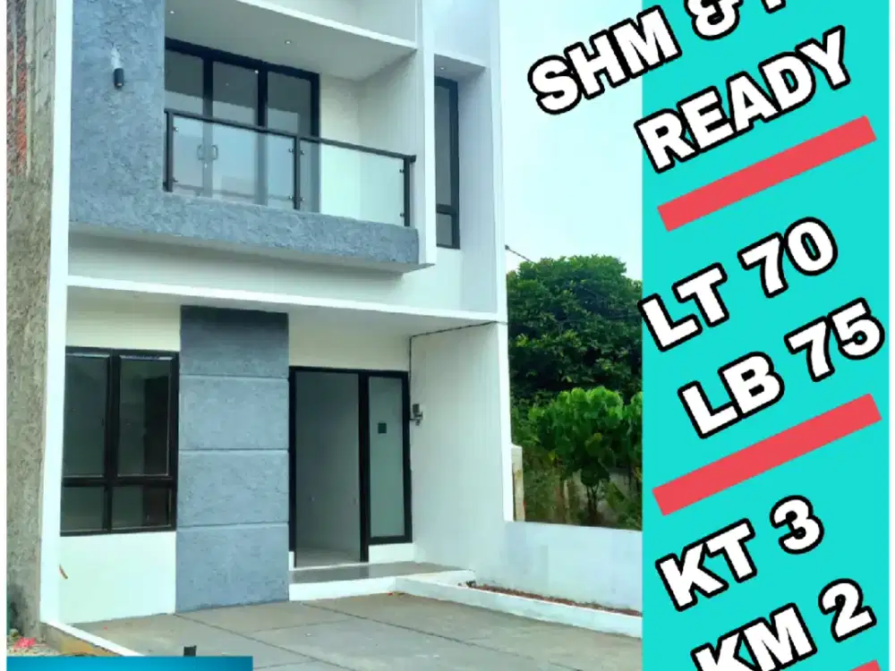 Dijual Tinggal Langsung Tempati Rumah 2 Lantai Hadap Timur Di Kayu Gede 2 Paku Jaya, Kawasan Graha Raya