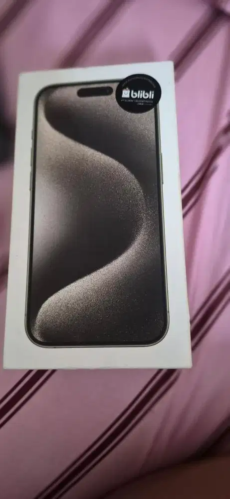 Iphone 15 pro 128gb resmi full set