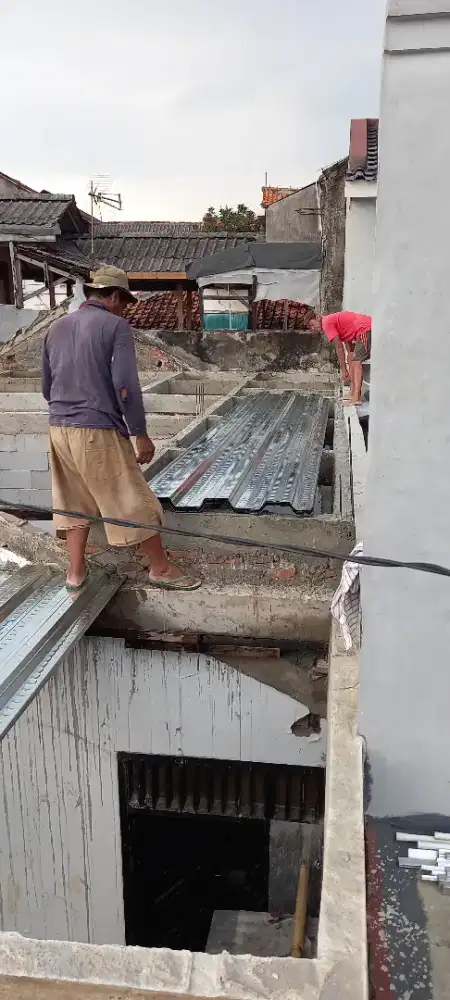 spesialist pemasangan Dak cor bondek & renovasi