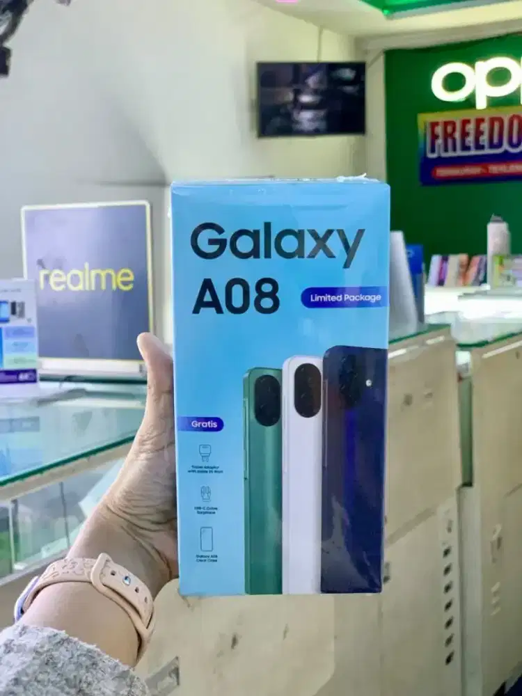 SAMSUNG A08 READY STOK GARANSI RESMI