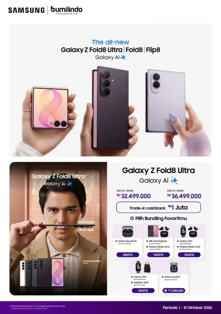 Samsung Galaxy Z Fold8 Ultra – Promo Oktober 2026