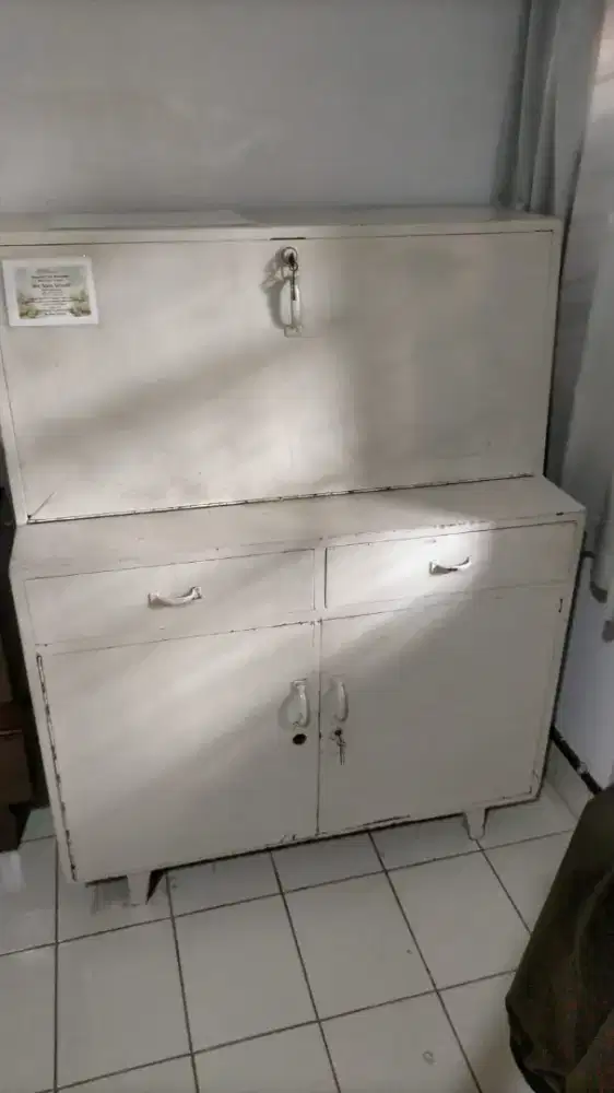 Meja serbaguna, kayu jati