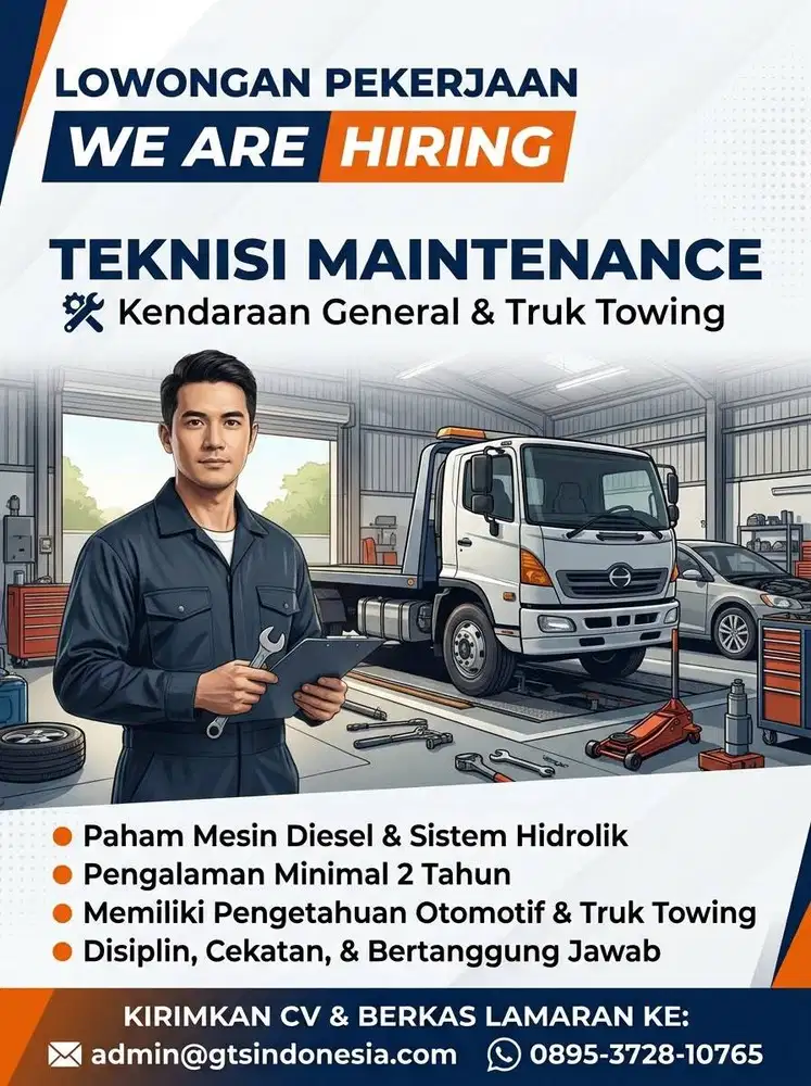 STAFF TEKNISI MAINTENANCE KENDARAAN