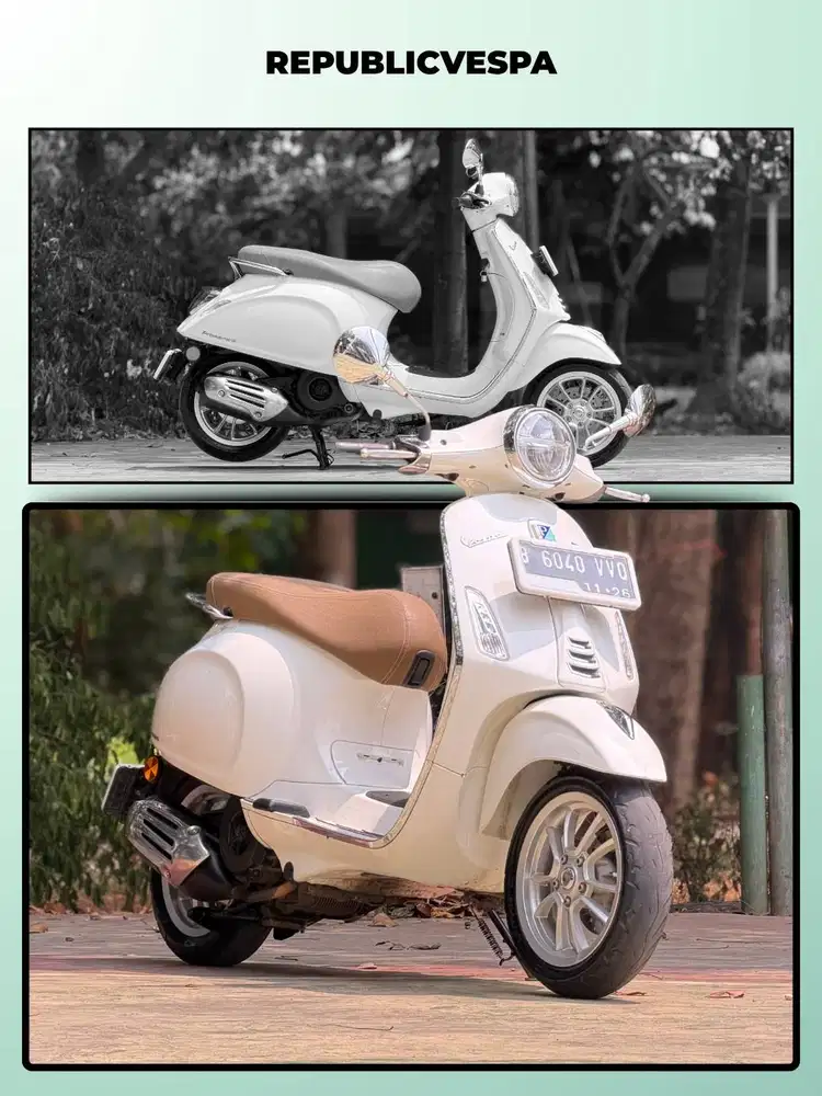 TERMURAH PIAGGIO VESPA PRIMAVERA 150 ABS LED TH 2021 WHITE INNOCENZA
