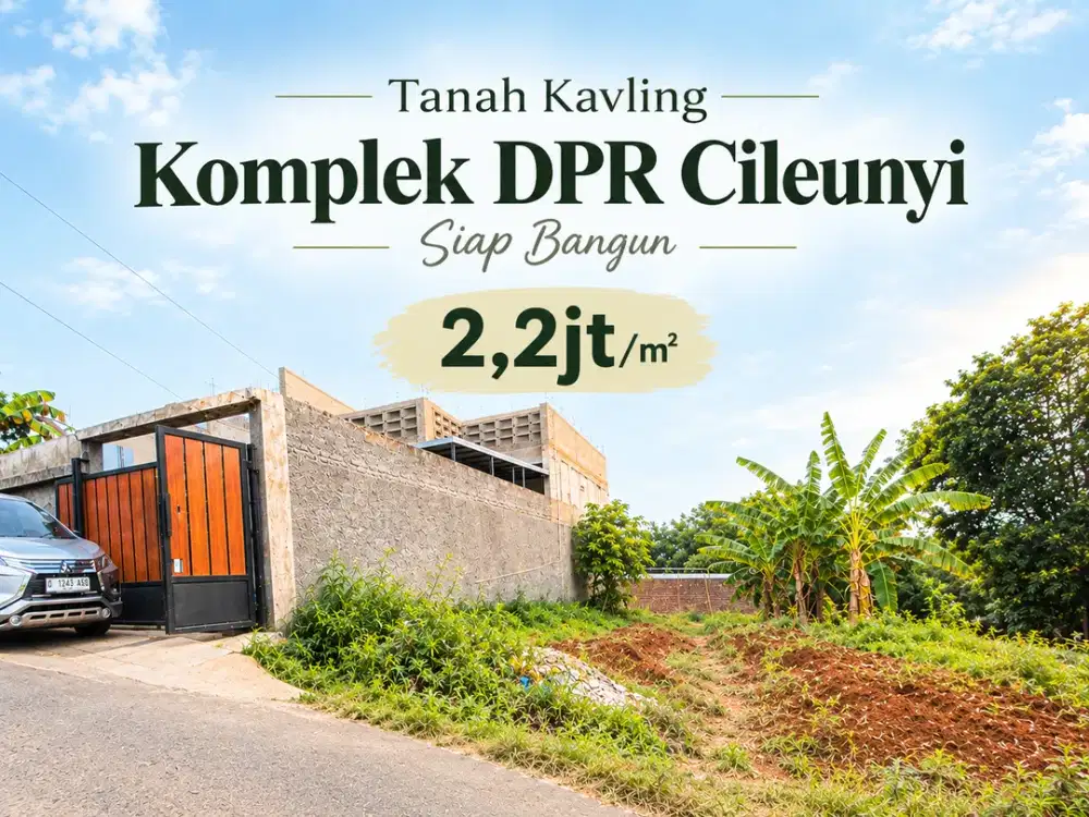 Kavling SHM Siap Bangun di Cileunyi - 300 Jutaan