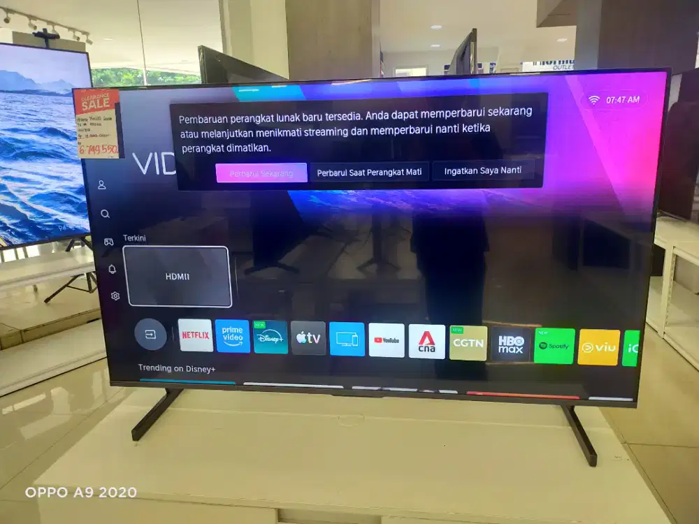 hisense miniled google TV 4K 55 inch
