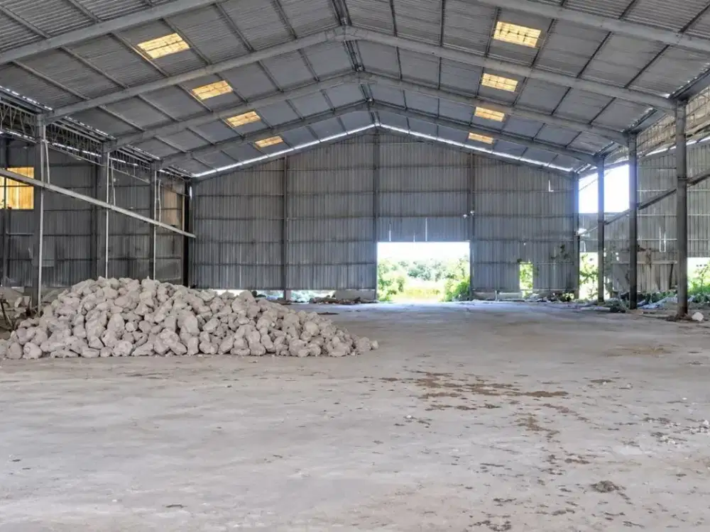 Lelang Tanah +Bangunan Gudang di Jalan Raya Daendels Gresik