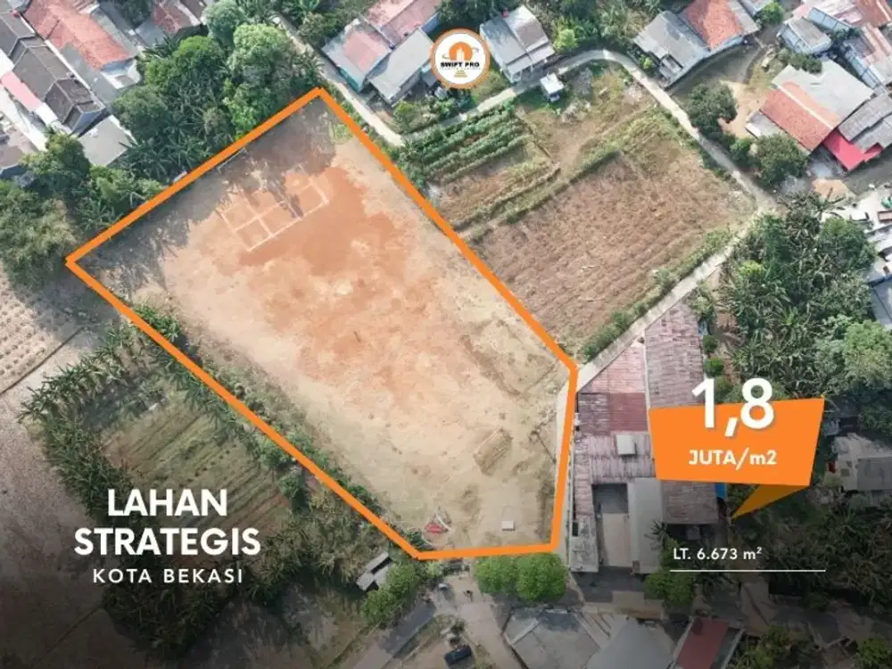 Jual Lahan Strategis Siap Bangun SHM Bekasi