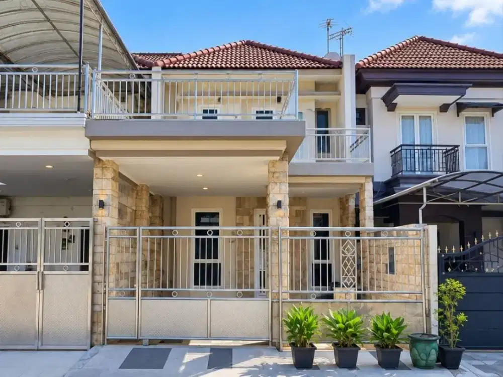 Rumah Pantai Mentari STRATEGIS Row 4 mobil MINIMALIS SIAP HU