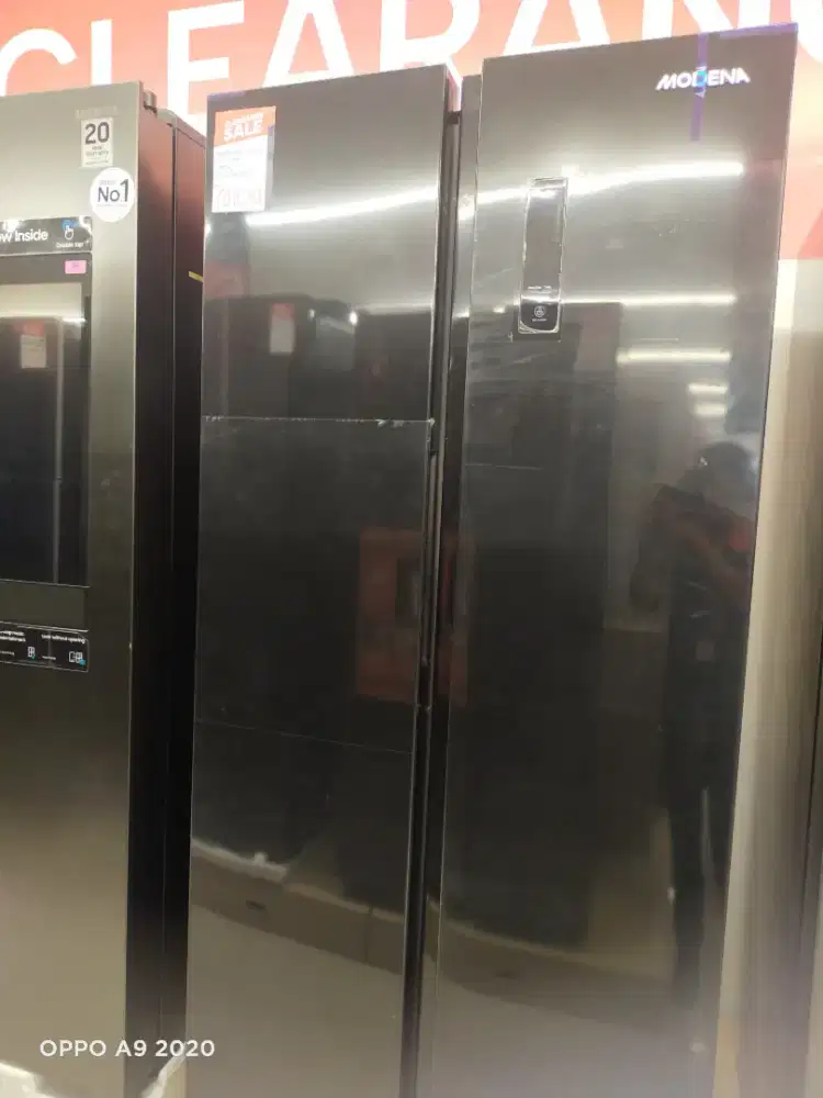 modena kulkas 2 pintu SXS 430 liter