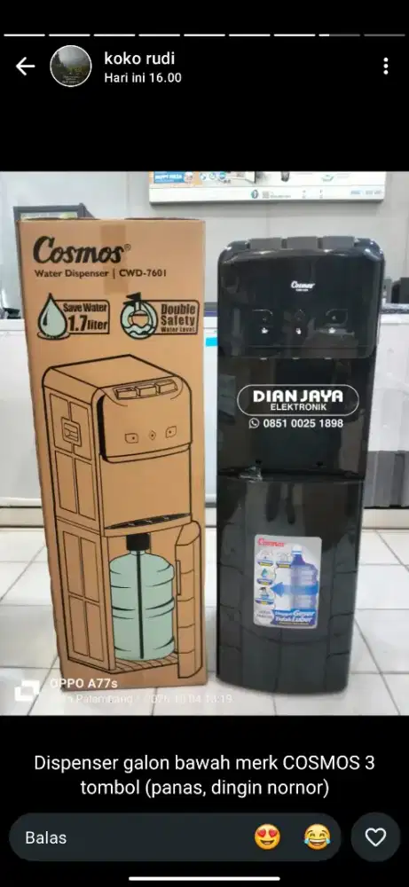Dispenser Air galon New