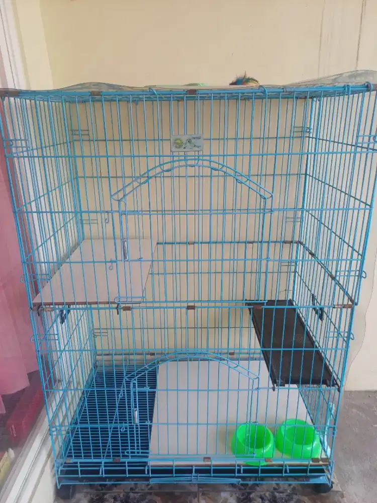 Kandang besi kucing Octagon