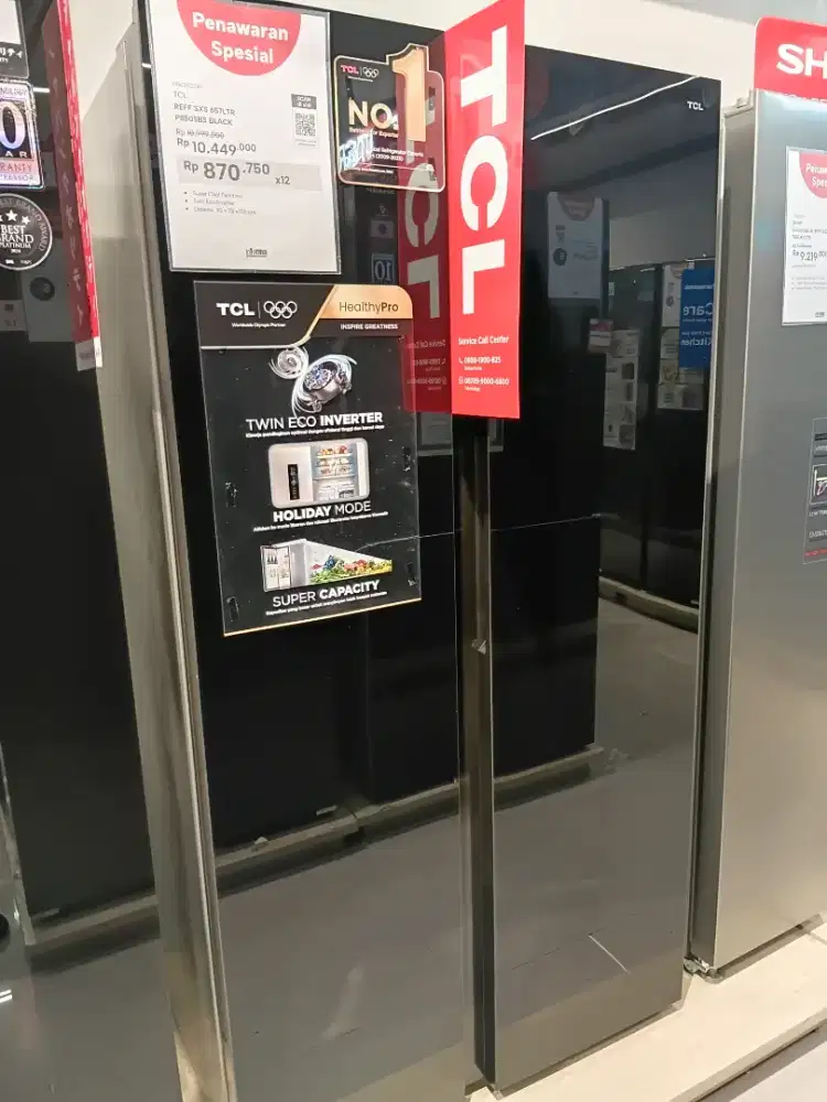 Kulkas SBS TCL P850 657Lt
