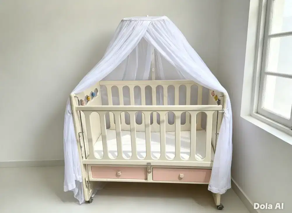 Box bayi ukuran P136 L80 Tfull121/ kasur 130x73