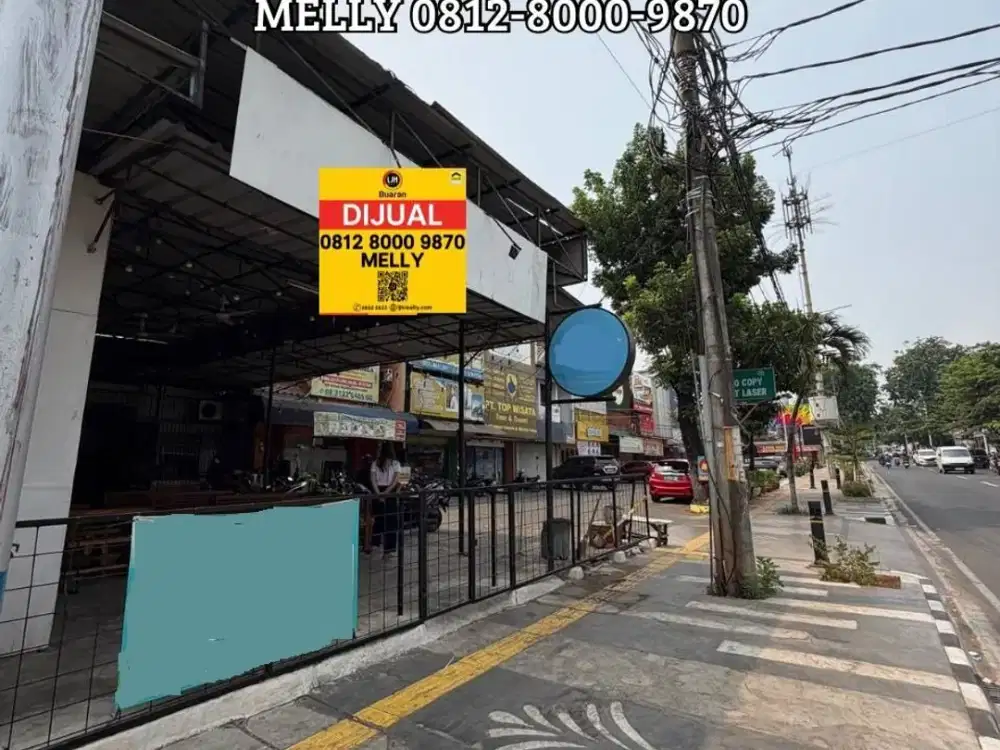 Ruko Lokasi Strategis Pinggir Jalan Raya Pondok Kelapa – Jakarta Timur