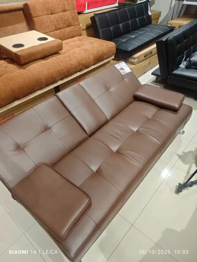 SOFABED BAHAN KULIT