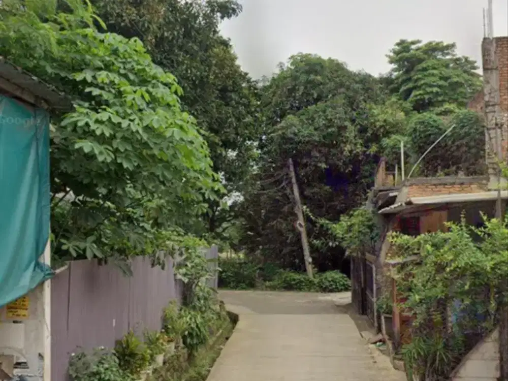 Dijual tanah ada bangunan semi permanen bonus hitung harga tanah