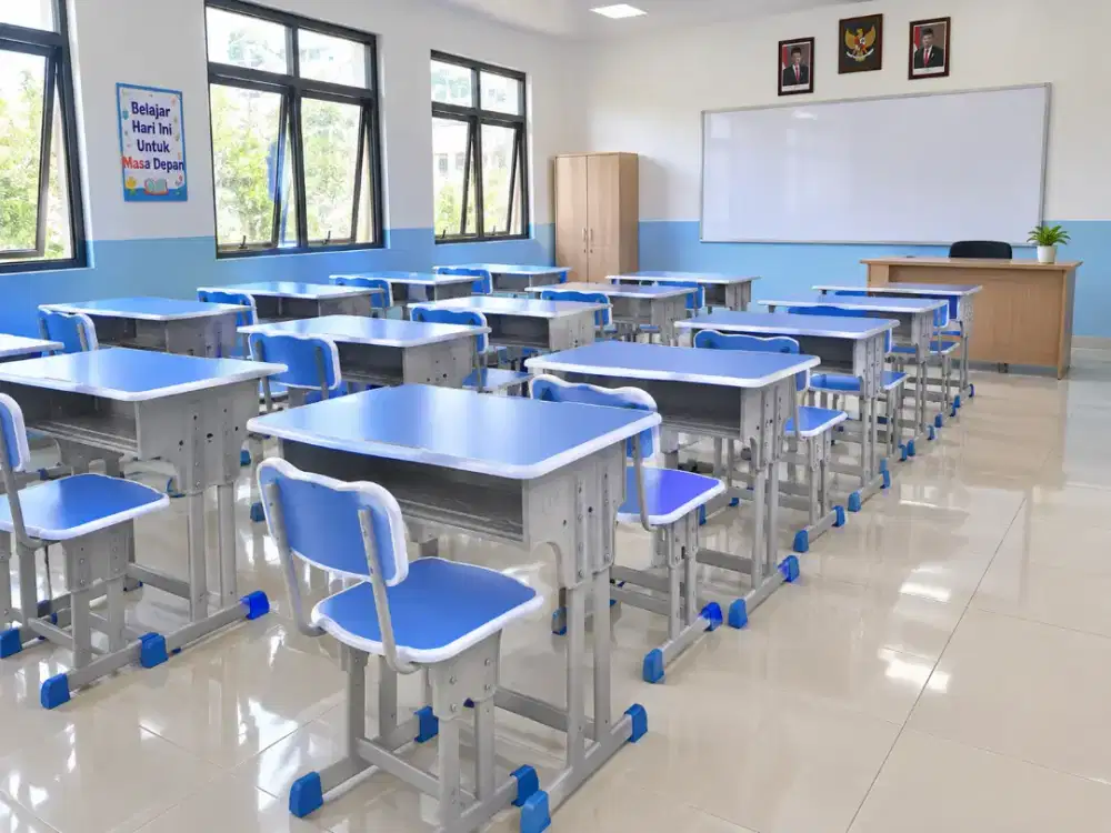 SET MEJA BELAJAR SISWA IMPORT TERMURAH PROMO