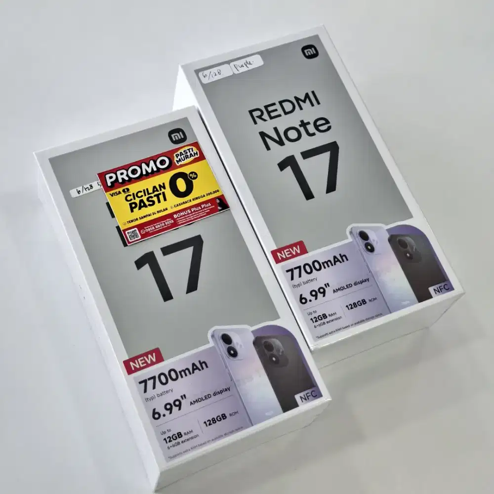 Xiaomi Redmi Note 17 Batrai Besar 7700 mAh