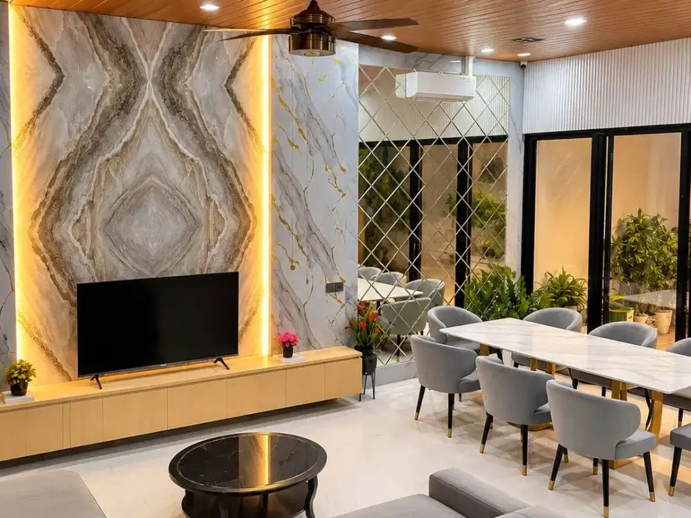 Rumah Permata Hijau Residence PIK 2 2LT 12x20 4KT 240m2 Furnished Mewah Pantai Indah Kapuk 2