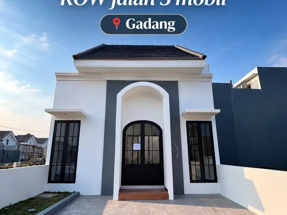 Dijual Rumah American Classic Furnish di Gadang Malang
