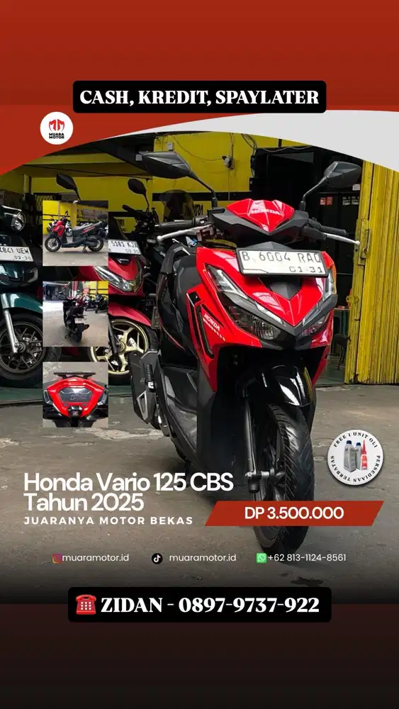 HONDA VARIO 125 CBS 2025 GEN 3 TERAWAT !!!
