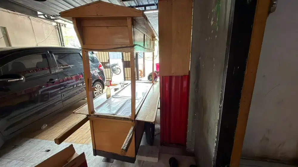 dijual gerobak siap pakai