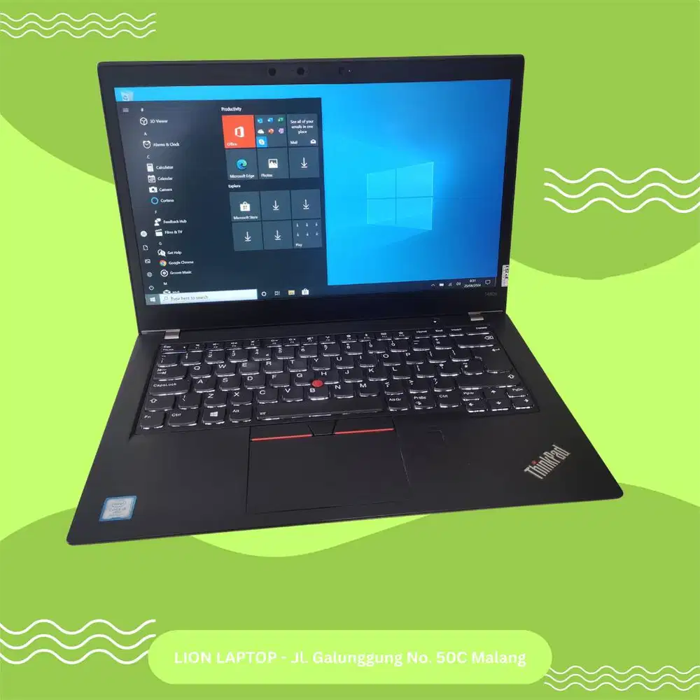RAM 8GB Core i5 gen 8 Lenovo Thinkpad T480s SLIM [06|10]
