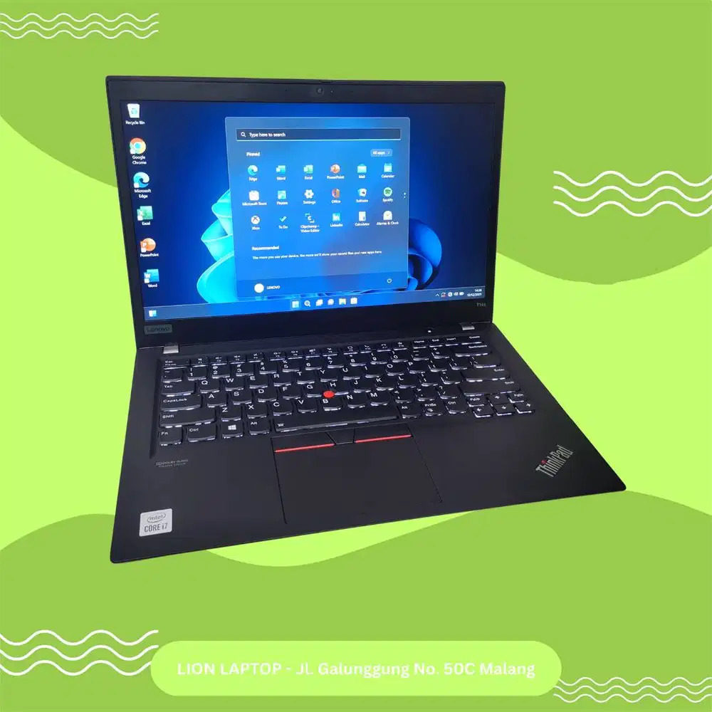 RAM 32GB Core i7 Gen 10 Slim SSD 256GB Lenovo Thinkpad T14S [06|10]