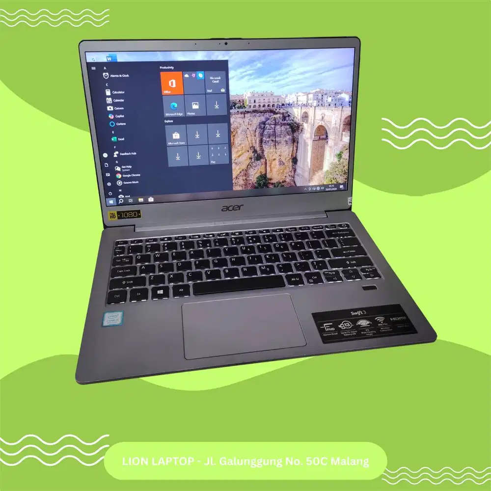 Super Slim Core i5 Gen 8 8/25 Acer Swift 3 SF313-51 [06|10]