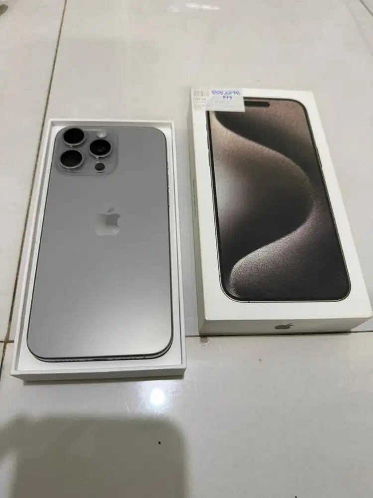 Iphone 15 pro max 256gb Zp/A bescukai permanen full original bisa tt