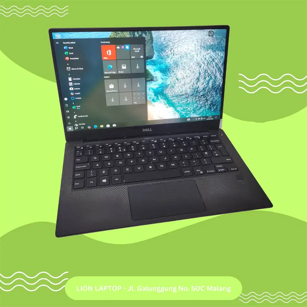 Slim & Ringan Core i7 RAM 8 SSD 256 DELL XPS 13 9360 [06|10]