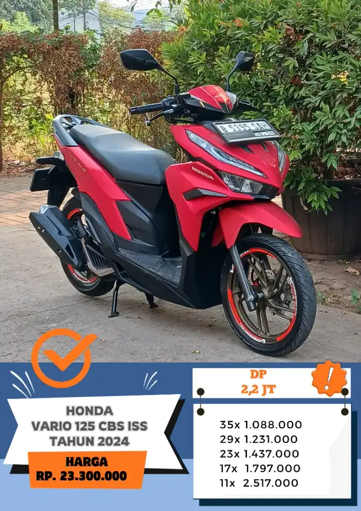 HONDA VARIO 125 CBS ISS TAHUN 2024