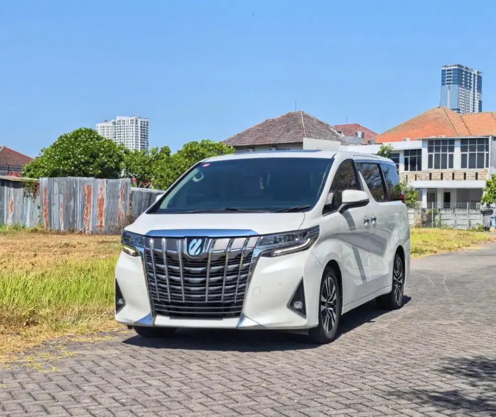 TOYOTA ALPHARD G ATPM PUTIH NIK 2018 LIKE NEW
