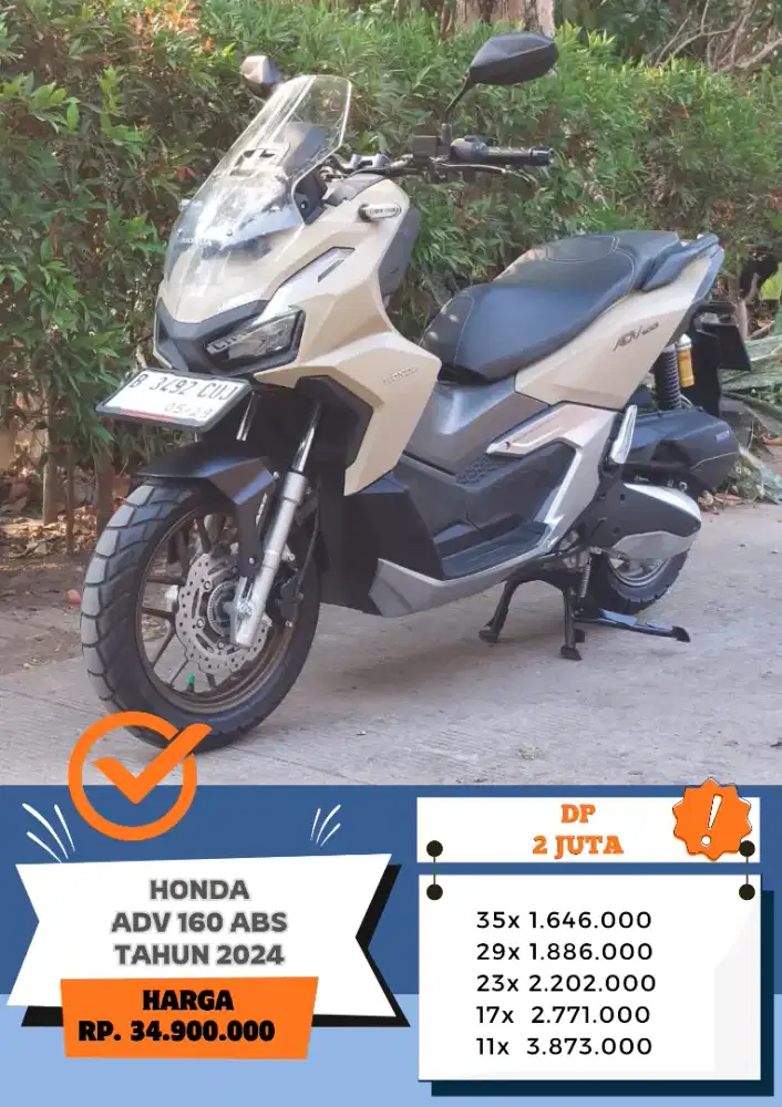 KM 7 RIBU!! HONDA ADV 160 ABS TAHUN 2024