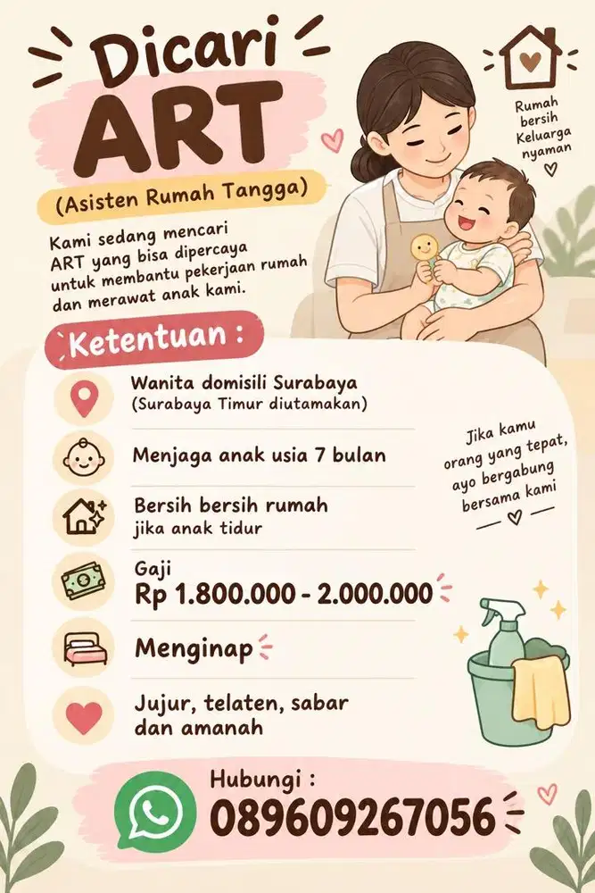 Mencari ART dan momong
