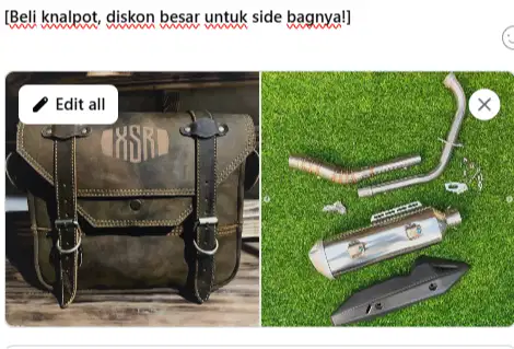 [Knalpot Standar Racing & Side bag XSR 155]